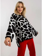 Svetr RV SW 14276.09X bílá černá Svetr RV SW 14276.09X bílá černá