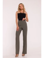 S418 Kalhoty s laclem - khaki barva