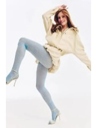 Tenké punčocháče - vzor SAVANA