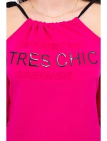 Tres Chic fuchsiové šaty Tres Chic fuchsiové šaty