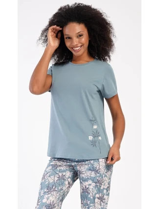 Dámské pyžamo kapri Francesca Dámské pyžamo kapri Francesca