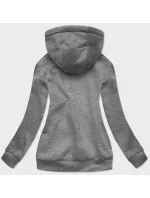 Tmavě šedá dámská tepláková mikina (W02-5) Tmavě šedá dámská tepláková mikina (W02-5)