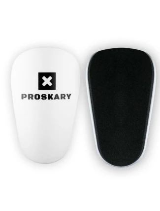 Proskary Mini fotbalové chrániče holení bílé