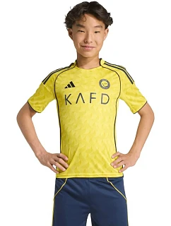 Dětské tričko adidas Al Nassr FC 2025/2026 – domácí dres, žluté, JN7981