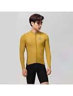 Cyklistický dres Rockbros 15120015025 ROAD TO SKY pro muže, s dlouhým rukávem, velikost L – žlutý, pánský Cyklistický dres Rockbros 15120015025 ROAD TO SKY pro muže, s dlouhým rukávem, velikost L – žlutý, pánský