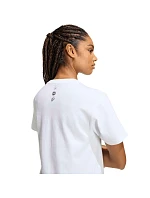 Dámské tričko adidas Animal Graphic, bílé, KT9719 Dámské tričko adidas Animal Graphic, bílé, KT9719