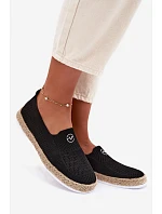 Dámské espadrilly 13659 černé - Vinceza Dámské espadrilly 13659 černé - Vinceza