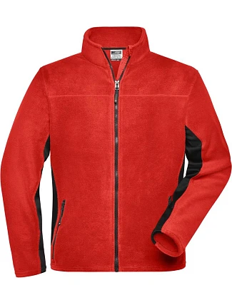 Daiber JN 842 Pánská pracovní mikrofleecová bunda - Strong 02.0842 red/black Daiber JN 842 Pánská pracovní mikrofleecová bunda - Strong 02.0842 red/black