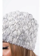 Čepice K156 světle šedá