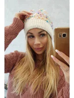 Bublinková čepice K219 ecru Bublinková čepice K219 ecru