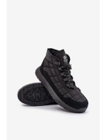 Zateplené Pánské Zimní Boty Šněrovací Progress PROGJ-24-153 Černé