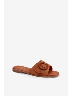 Klasické Dámské Plážové Pantofle Béžové Scazze Klasické Dámské Plážové Pantofle Béžové Scazze