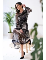 Dámské šaty 9263 Black - Mefese Dámské šaty 9263 Black - Mefese