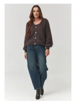 Svetr na zapínání  model 219736 Makadamia
