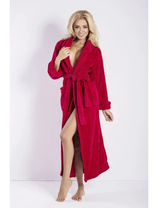 Dámský župan Eliza long wine - DKAREN Dámský župan Eliza long wine - DKAREN