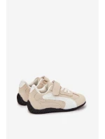 Dětské sportovní boty s přezkou béžové Perrin