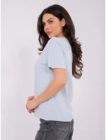 Tričko D12022M02853A světle modré