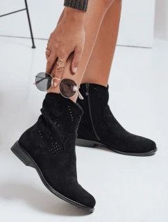 Dámské podzimní černé boty FashionStreet ZY1037