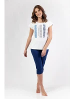 Pyžamo Regina 701 cr/r M-XL W25 dámské Pyžamo Regina 701 cr/r M-XL W25 dámské