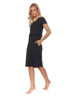 Dámská těhotenská košile 4543 black - Doctornap Dámská těhotenská košile 4543 black - Doctornap