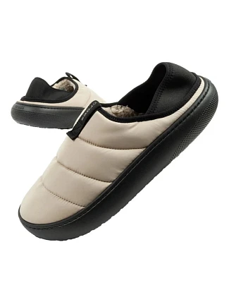 Pánské boty Crocs Classic Puff Moc béžové zateplené pantofle