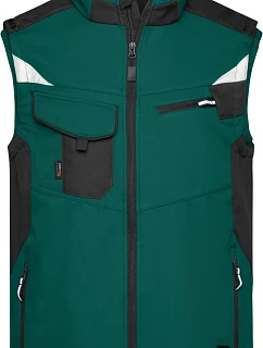 Daiber JN 845 Pracovní vesta - Strong 02.0845 dark green/black