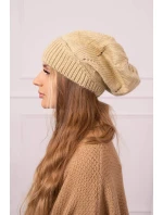 Dámská čepice Ingrid K371 beige Dámská čepice Ingrid K371 beige