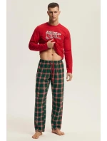 Pyžamo Henderson 43459 Nougat long/r M-3XL