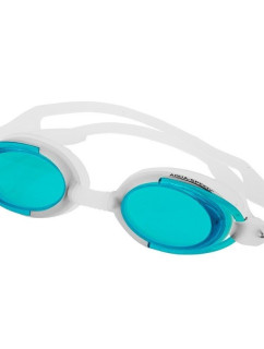 Bílé a zelené plavecké brýle Malibu - Aqua-Speed