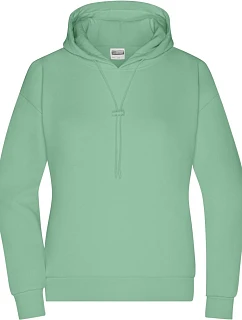 Daiber 8033 Dámská mikina s kapucí "Lounge" 02.8033 jade green