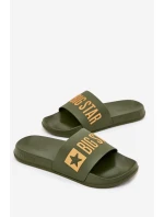 Pánské pantofle Big Star SS174360 zelené Pánské pantofle Big Star SS174360 zelené