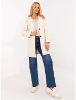 Kabát TW CZ BI 25533.18 světle béžový - FPrice Kabát TW CZ BI 25533.18 světle béžový - FPrice