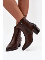 Boty na podpatku  model 219575 Step in style