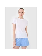 Dámské hladké tričko slim 4F 4FWMM00TTSHF2673-10S