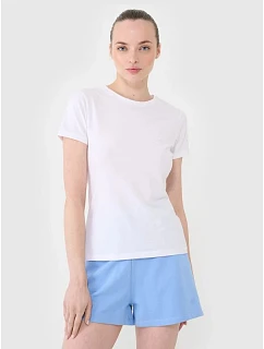 Dámské hladké tričko slim 4F 4FWMM00TTSHF2673-10S