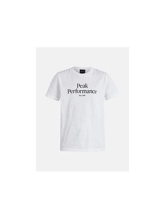 Tričko Peak Performance Jr Original Tee, bílé Tričko Peak Performance Jr Original Tee, bílé