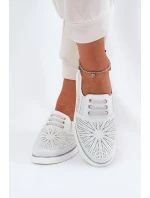 Dámské Polobotky Na Klínku Bílé Azethia