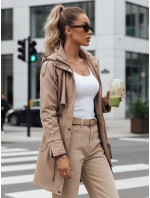 Dámská přechodná bunda parka BRENS béžová FashionStreet TY4232
