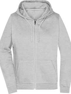 Daiber JN 755 Dámská mikina s kapucí 02.0755 grey heather