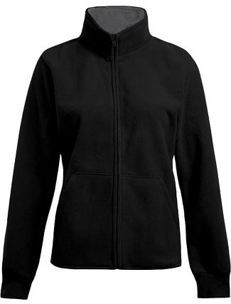 Promodoro 7985 Dámská dvojitá fleecová bunda 40.7985 black/light grey Promodoro 7985 Dámská dvojitá fleecová bunda 40.7985 black/light grey