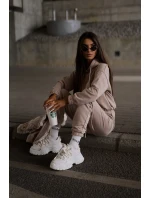 Dámské tenisky na masivní podešvi světle béžové Nevela