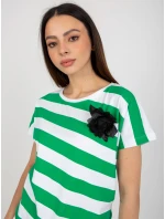 Halenka RV BZ 8741.93 bílá a zelená Halenka RV BZ 8741.93 bílá a zelená