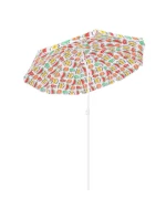 BALKONOVÝ PLÁŽOVÝ SLUNEČNÍK 180CM MIX OVOCE 1048826 BALKONOVÝ PLÁŽOVÝ SLUNEČNÍK 180CM MIX OVOCE 1048826