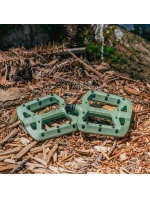 Pedály FUNN TAIPAN olivově zelené