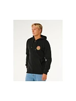 Pánská mikina RIP CURL Wettie Passage Icon Zip Thru, černá Pánská mikina RIP CURL Wettie Passage Icon Zip Thru, černá