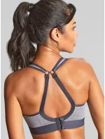 Sportovní podprsenka 7341B Non Wired Bra charcoal marl šedá - Panache Sportovní podprsenka 7341B Non Wired Bra charcoal marl šedá - Panache