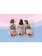 Dámské kalhotky GO Crush High leg C3P - UNKNOWN - sv. růžové V001 - SLOGGI