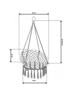 Závěsná sedačka HAMMAK HOLIDAY SEAT 80x60CM WHITE NEW STYLE