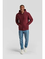 Fruit of the Loom Premium Hooded Sweat Jacket Mikina s kapucí 16.2034 burgundy Fruit of the Loom Premium Hooded Sweat Jacket Mikina s kapucí 16.2034 burgundy