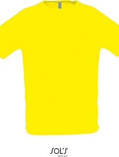 SOL'S Sporty Pánské raglánové sportovní tričko 25.1939 lemon